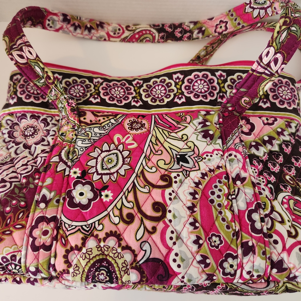 Vera Bradley Very Berry Paisley handbag